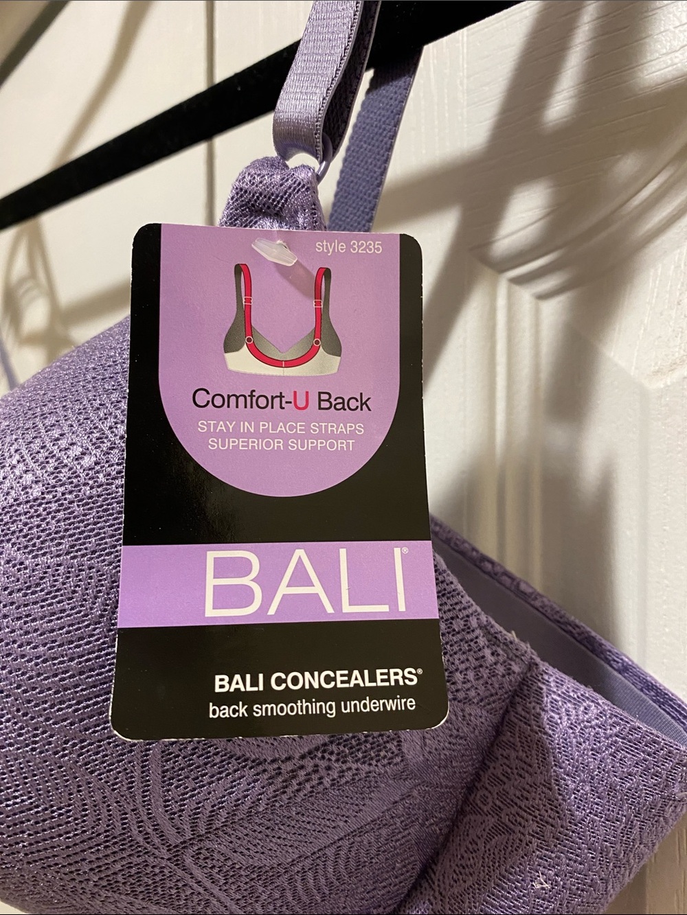 Bali Lavender Lace Full Coverage T-Shirt Bra - Picture 3 of 8